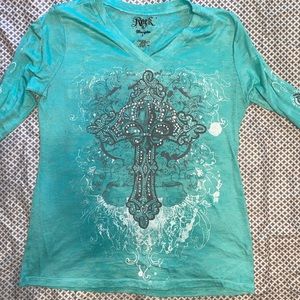 Rock 47 quarter long sleeve shirt